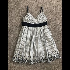 LAST CHANCE! NWT Necessary Objects Navy & White Striped Dress